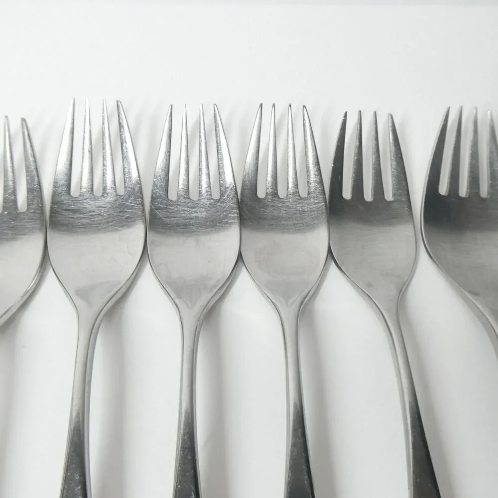 Lauffer Towle Design 2 Stainless Japan 21pc Flatware Lot Forks 18/8 MCM Vintage